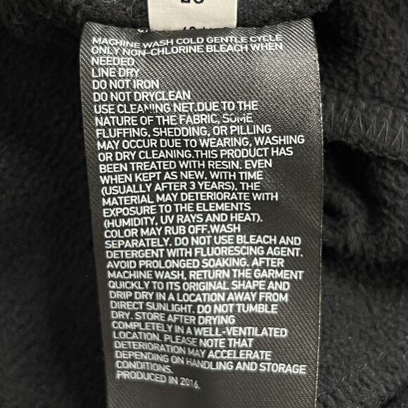 Uniqlo Hooded Jacket Womens Size XL Soft Shell Lined Pockets Black - Picture 10 of 10